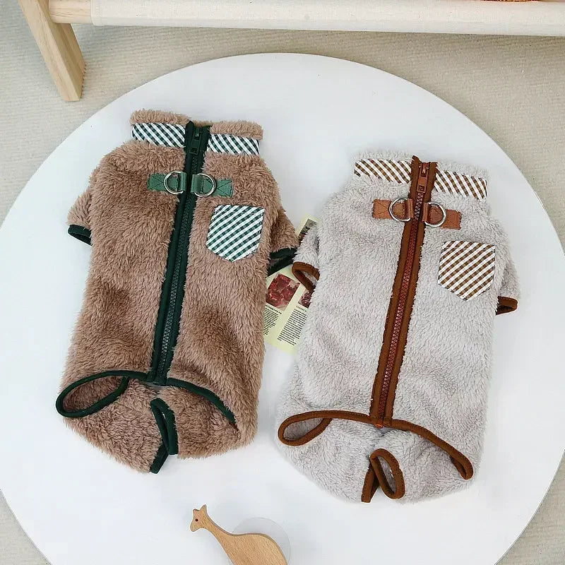 Winter Poodle Jumpsuit
